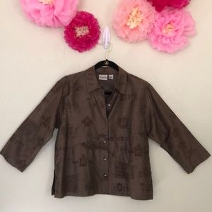 Chico’s 100% Silk Top Size 0